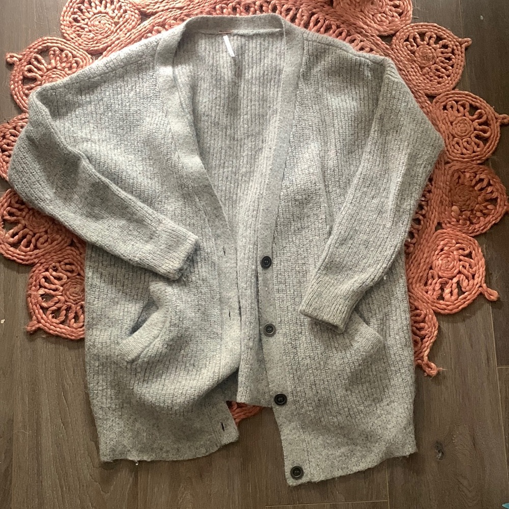 Free People Gray Sweater